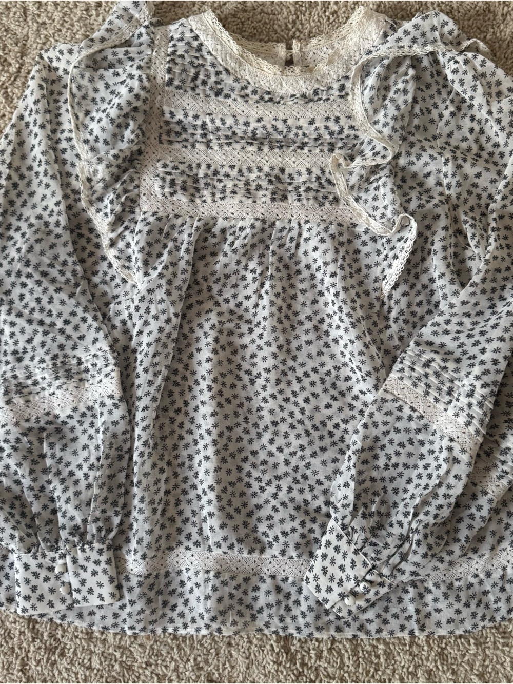 Mango chiffon top